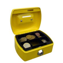 Best selling cute small metal cash coin box  for kids